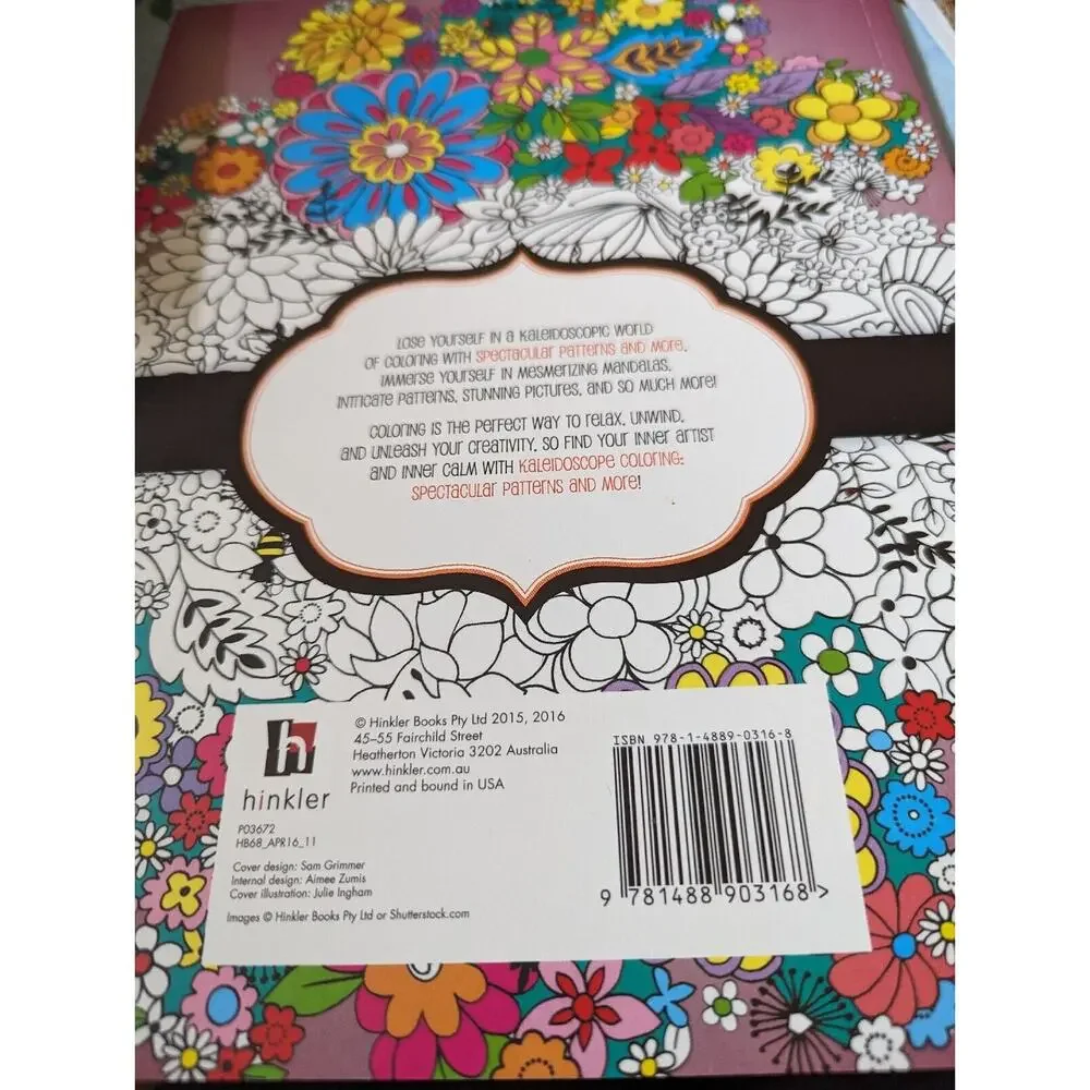 Coloring Books Lot Of 2 Never Used Mandalas and more + Spectacular patterns